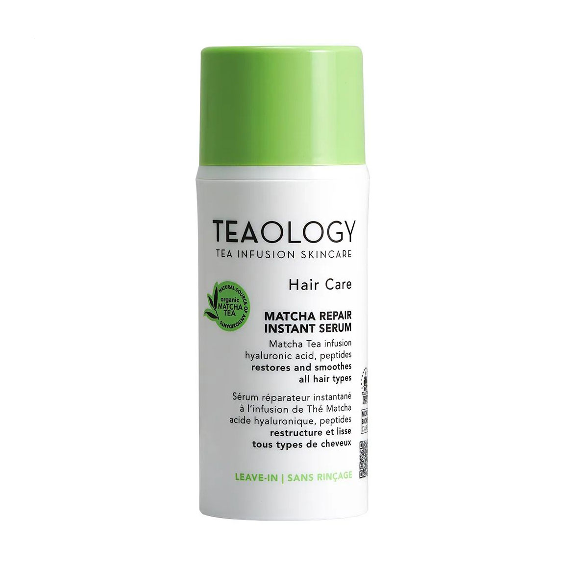 Відновлювальна сироватка для волосся Teaology Matcha Repair Instant Serum, 80 мл